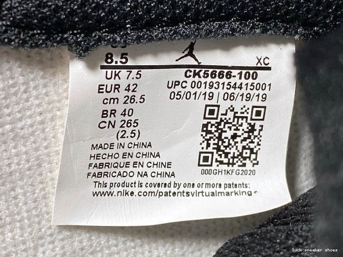 Reps LUCY OG Air Retro 1 High Jordan CK5666-100 Fearless 0702